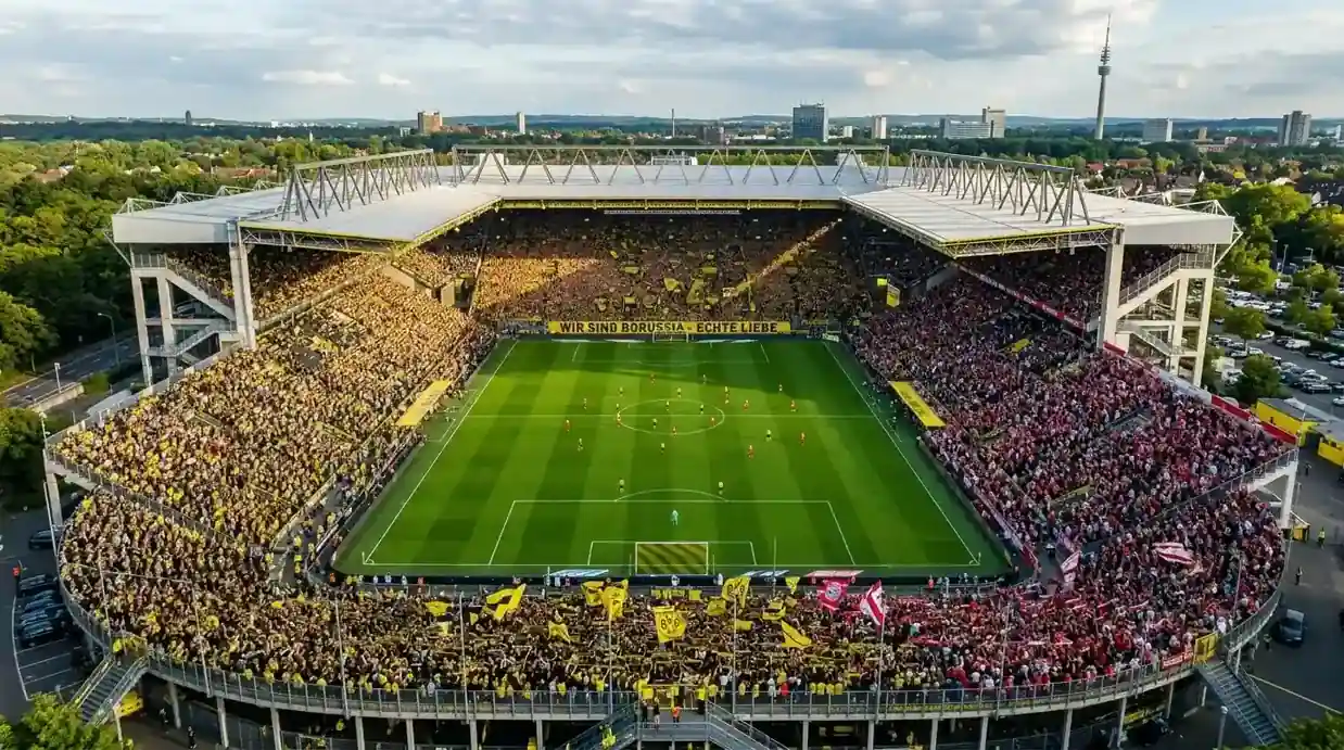Bundesliga-Stadion mit hoher Zuschauerzahl – Grundlage des Wettmarkts